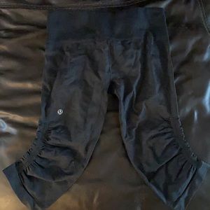 Lulu lemon scrunch leggings black